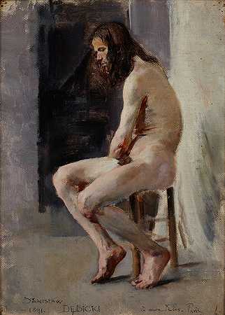 斯坦尼斯·瓦夫·迪比基的《裸体男性》