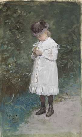 “伊丽莎白·莫夫（生于1875年），安东·莫夫的艺术家之女