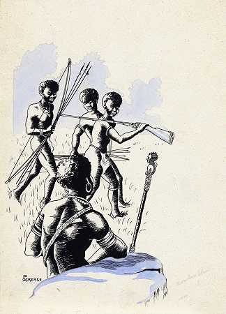 F.Ockerse的《新几内亚猎人》