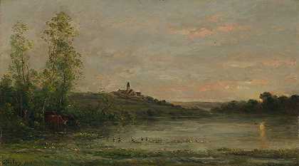 查尔斯·弗朗索瓦·道比尼的《塞纳河早晨》