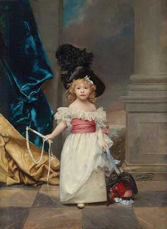 朱尔斯·阿道夫·古皮尔（Jules Adolphe Goupil）三岁时的泰勒·吉拉德肖像