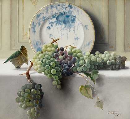 约翰·埃尔伍德·邦迪的《葡萄静物》