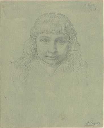 阿尔方斯·勒格罗斯的《孩子的头像》