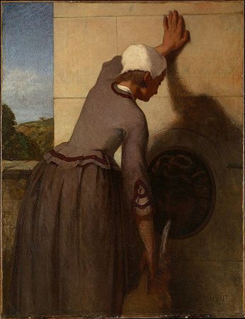 威廉·莫里斯·亨特的《喷泉女孩》