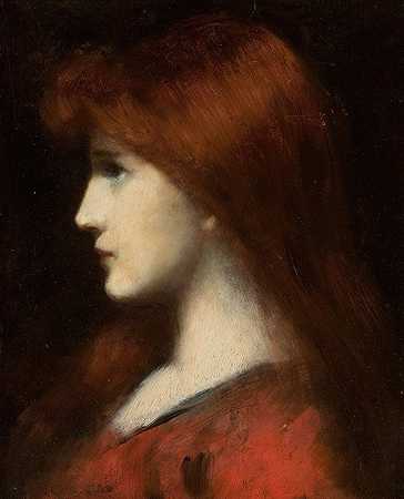 让·雅克·亨纳的《红发女人的侧面》