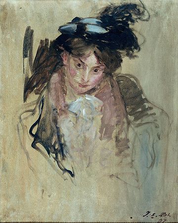 “雅克·埃米尔·布兰奇的女性肖像