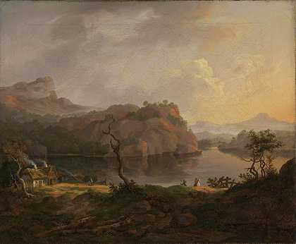 约翰·克里斯蒂安·达尔的《北欧风景与枯树》