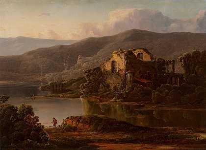 威廉·路易斯·桑塔格的《意大利废墟风景》
