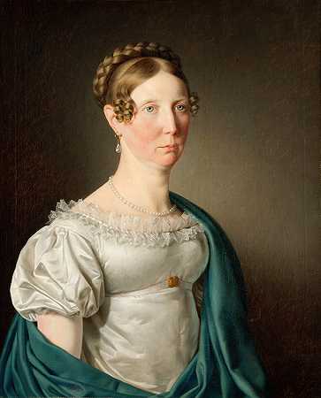 克里斯托弗·威廉·埃克斯伯格的《女士肖像》