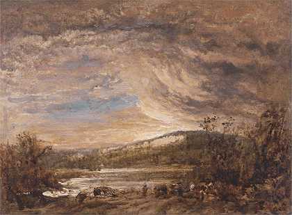 约翰·林内尔的《河流风景》