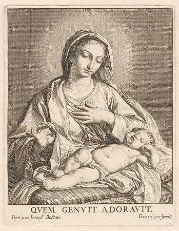 乔瓦尼·波塔尼的《圣母与睡着的孩子》