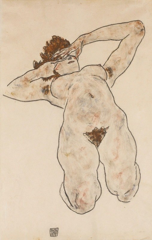 埃贡·席勒的《裸体》
