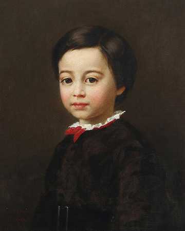 阿达尔伯特·贝加斯的《男孩肖像》