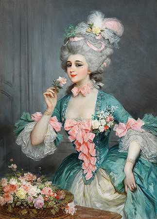 卢修斯·罗西的《优雅的玫瑰女士》