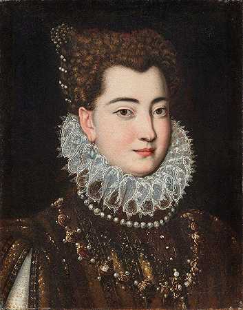 “Scipione Pulzone的Clelia Farnese肖像