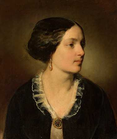 弗里德里希·冯·阿默林《卡塔日娜·波托卡·恩·布拉尼卡肖像（1825–1907）》