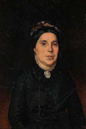 路德维希·德伊奇的《伊格纳斯·德伊奇妻子肖像》