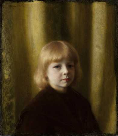 Józef Pankiewicz的《斯特凡·波尔琴斯基肖像》
