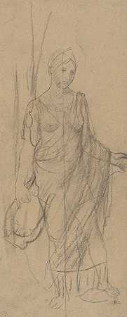 Pierre Puvis de Chavannes的《诗歌缪斯》