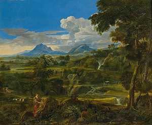 让-弗朗索瓦·米莱的《牧羊人的风景》