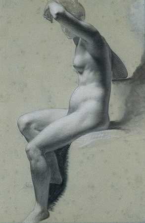 皮埃尔·保罗·普鲁德的《坐着的裸女》