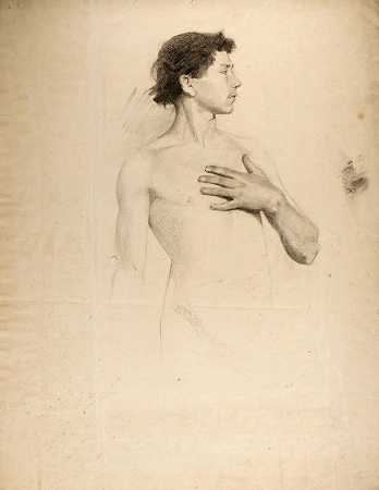霍华德·拉塞尔·巴特勒的《裸体男孩、躯干和头部》