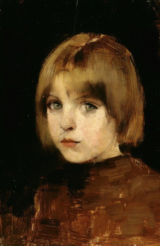 海伦·施杰夫贝克的《女孩的头像》