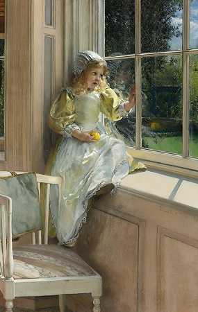 Laura Theresa Alma Tadema的《窗外的阳光》
