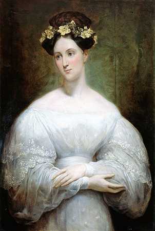“玛丽·D·奥尔良公主的肖像画