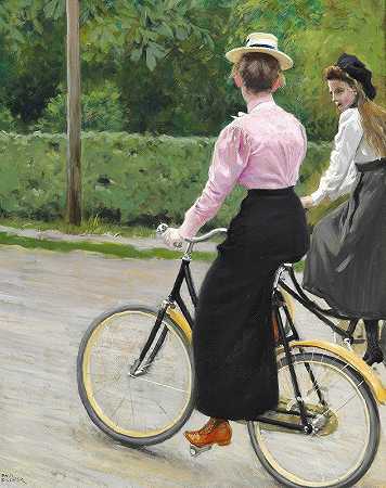 保罗·费舍尔的《夏天骑自行车》