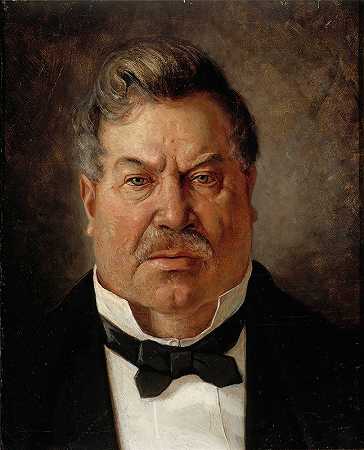 阿尔伯特·埃德尔费尔特的《奥古斯特·斯特朗肖像》