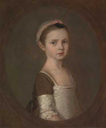 托马斯·盖恩斯伯勒的《苏珊娜·加德纳小姐》（1752-1818）