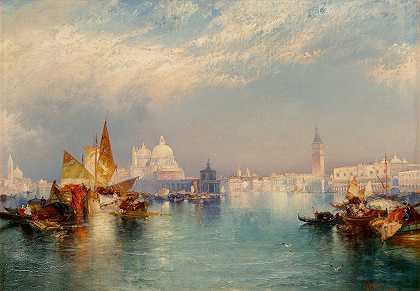 托马斯·莫兰的《威尼斯场景》