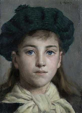 埃德温·哈里斯的《女孩肖像》