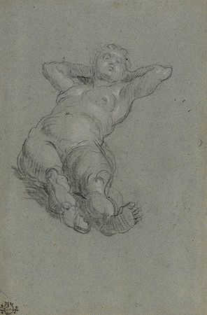Domenico Tintoretto的《躺着的裸女》