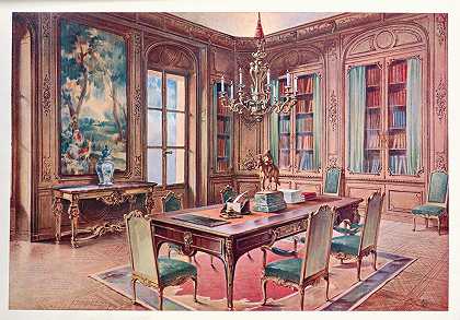 “路易十四图书馆（由aprés Hôtel des Invalids组成）…作者：乔治·雷蒙