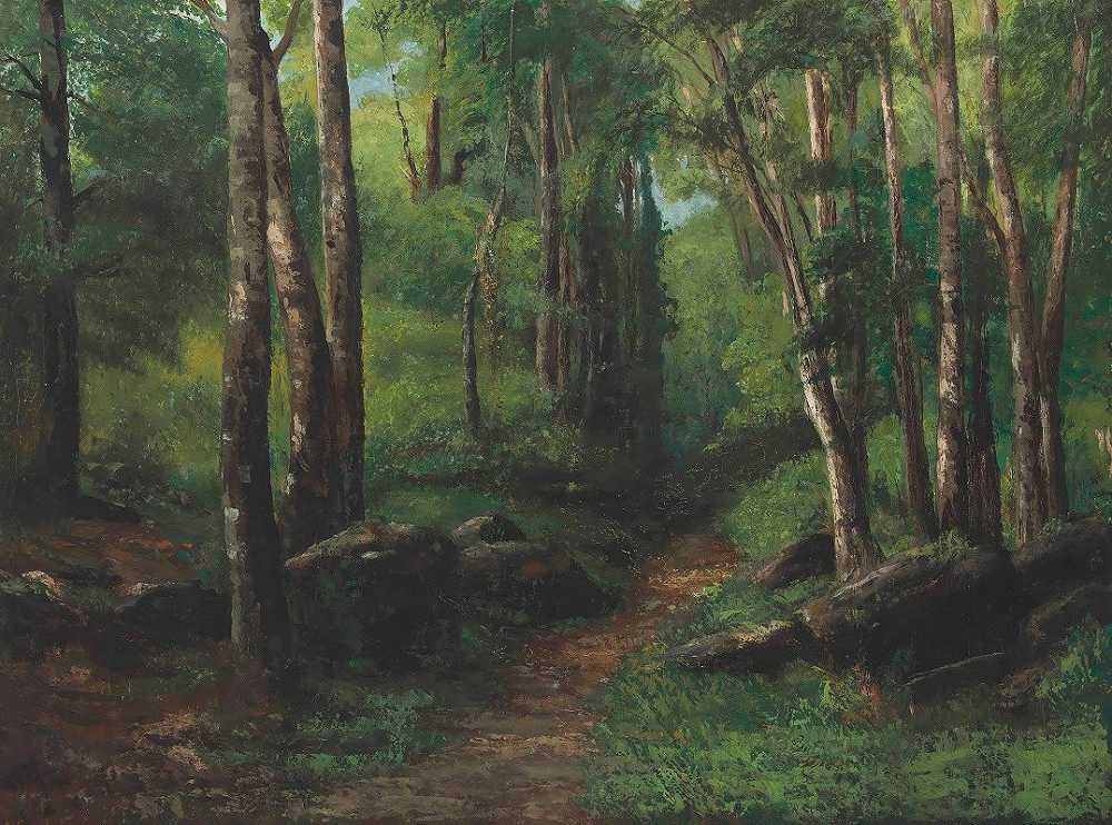古斯塔夫·库尔贝的《森林之路》
