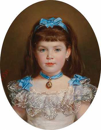 弗里德里希·多伊奇的《女孩肖像》