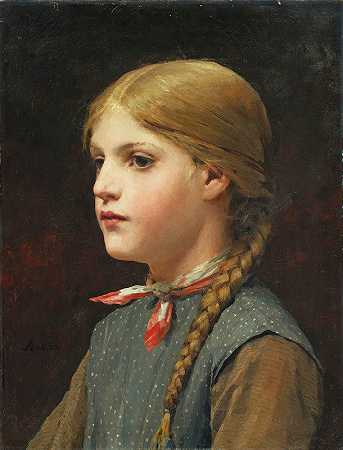 阿尔伯特·安克的《女孩肖像》