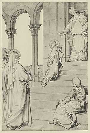 爱德华·冯·斯坦尔的《圣殿玛丽亚》