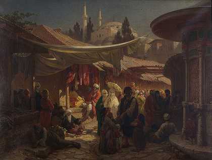 Alois Schönn的《土耳其巴扎》