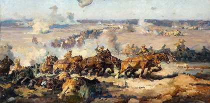 1918年8月8日，塞普蒂穆斯·鲍尔在维勒-布雷顿纽战役