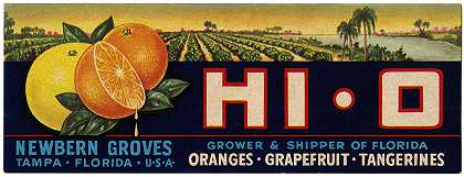 “的Hi-O柑橘标签”