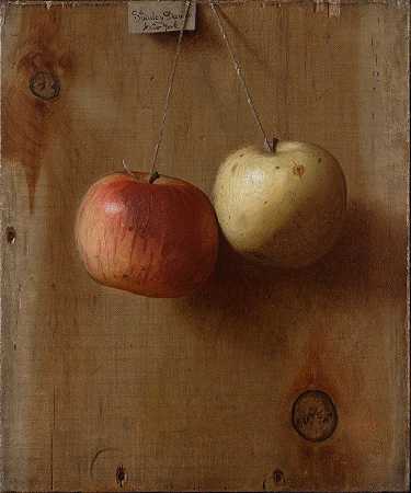 德斯科特·埃文斯的《两个悬挂的苹果》