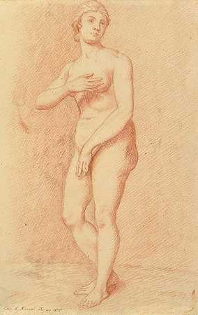 克里斯蒂安·丹尼尔·劳奇的《站立的裸体女性》（美第奇维纳斯之后）