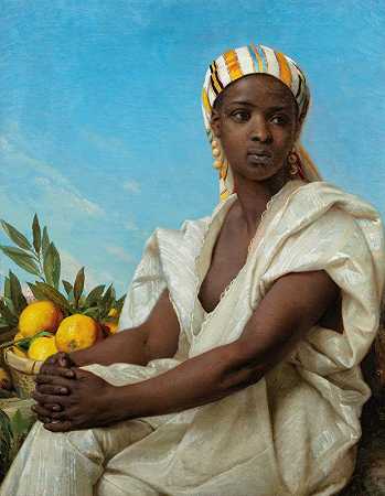 埃米尔·弗内特·勒孔特的《黑人女性肖像》