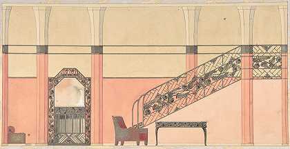 Georges de Feure《锻造铁细节走廊设计》