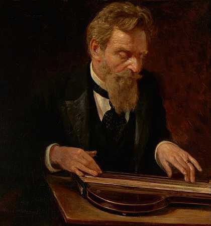 Aleksander Sochaczewski的《音乐家肖像》