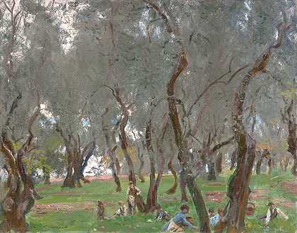 约翰·辛格·萨金特的《橄榄林》