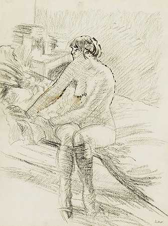 沃尔特·理查德·西克特的《坐着的裸体》
